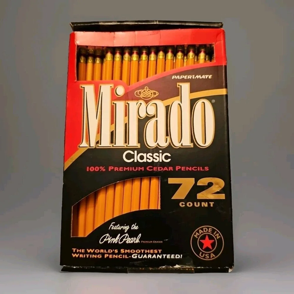 Paper Mate Mirado Classic #2 Woodcase Premium Cedar Pencils Approximately 60